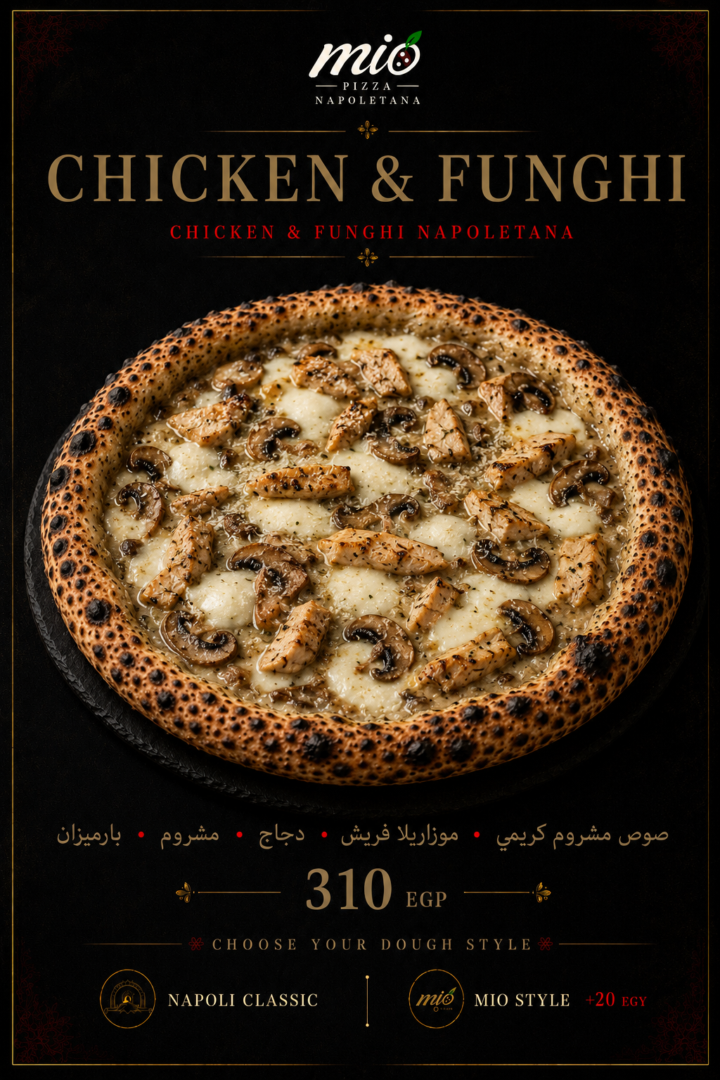 Chicken & Funghi - 310 EGP